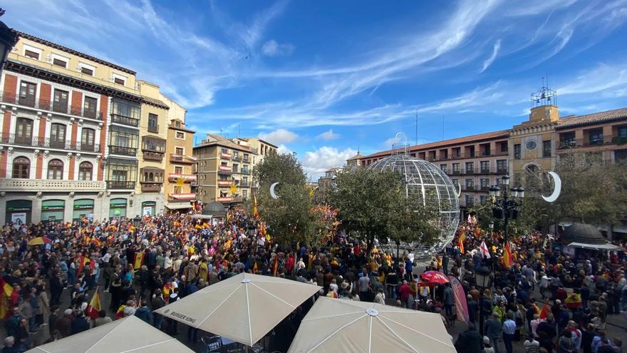 Manifestación contra la amnistía en Toledo