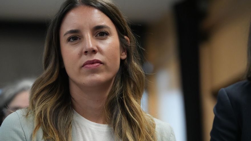 Irene Montero participa en un acto electoral en Lekuona de Renteria