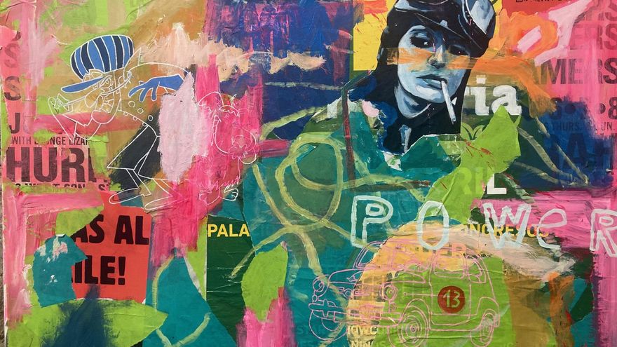 Imágenes de cuadros de la exposición del Castillo de Argüeso del pintor Victor Cuerno