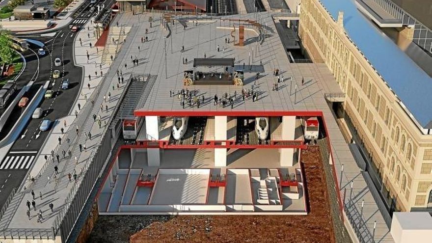 Las inspecciones previas a la construcción de la nueva estación del AVE de Donostia arrancarán en septiembre