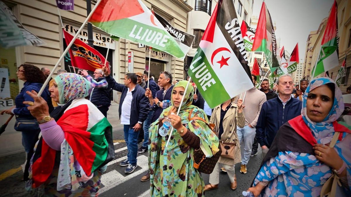 Manifestación del 1 de Mayo en València.