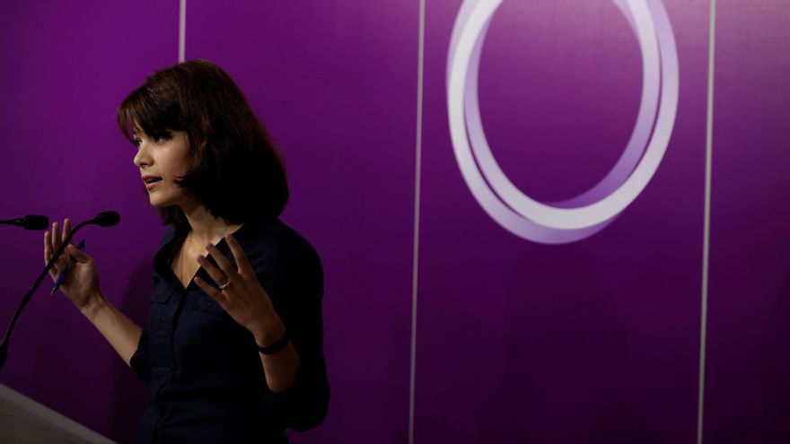 La portavoz de Podemos Isa Serra, en una imagen de archivo. EFE/Emilio Naranjo