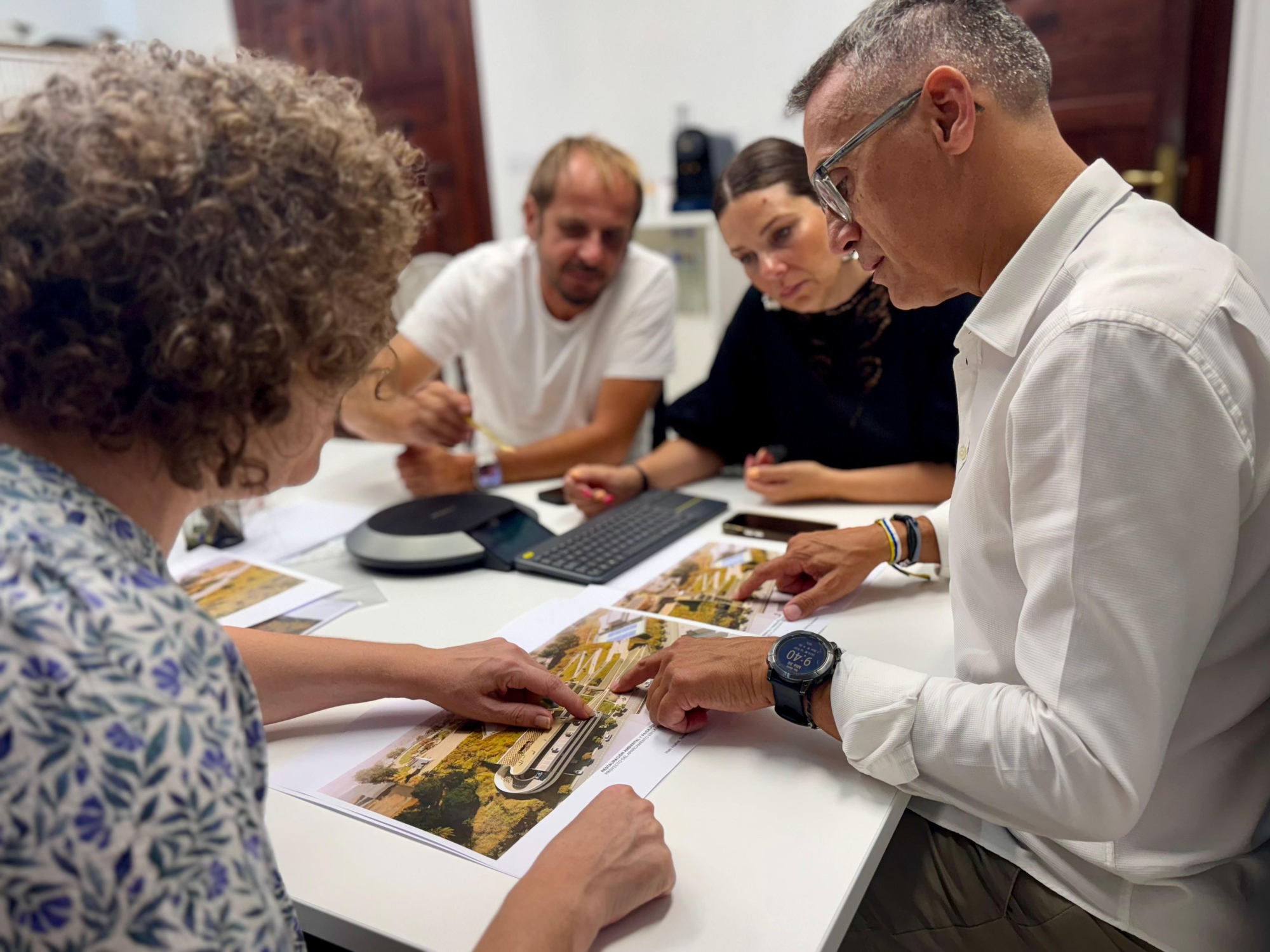 Presentación del proyecto del futuro parque urbano en Montaña Tenisca.