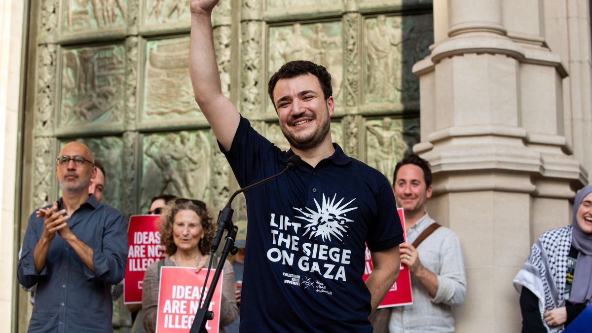 Mahmoud Khalil, activista palestino y exestudiante de la Universidad de Columbia. 