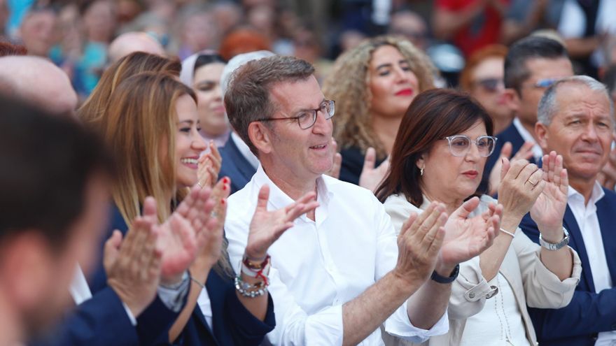 El presidente del Partido Popular, Alberto Núñez Feijóo.