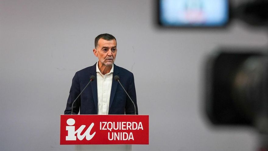 El coordinador federal de IU y candidato a la Presidencia de la Junta por la coalición Por Andalucía, Antonio Maíllo