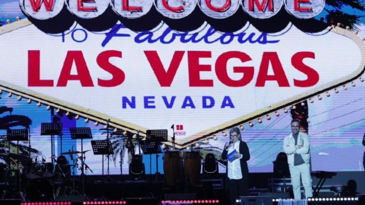 Imagen de archivo de la presentación de la alegoría del Carnaval de Las Palmas de Gran Canaria sobre Las Vegas