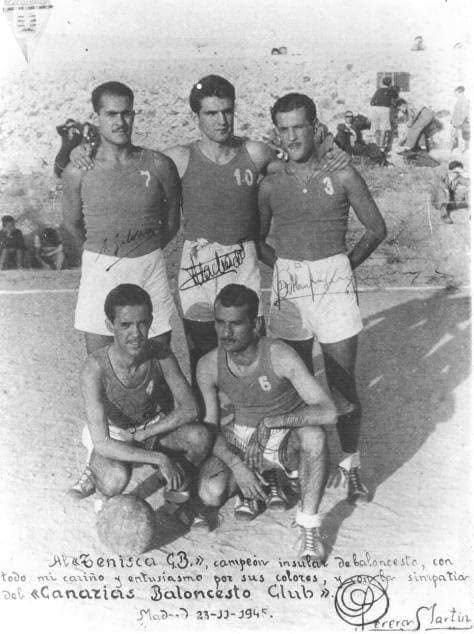 Canarias de Madrid, 1945.