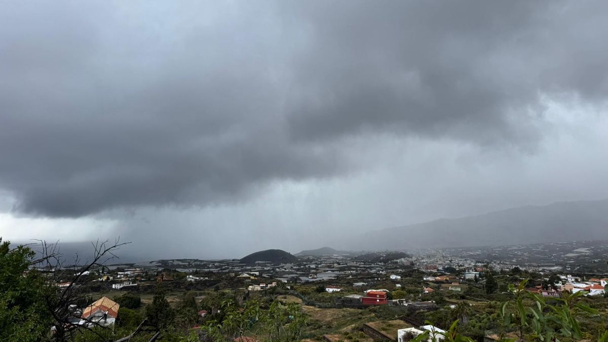 La borrasca Therese  deja  por ahora pocas incidencias en La Palma