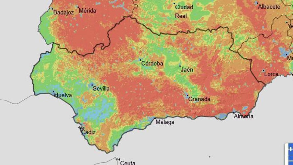 Mapa de riesgo de incendio para el martes 23 de junio de 2026 | AEMET