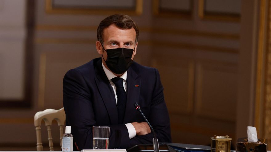 El presidente francés, Emmanuel Macron. EFE/EPA/YOAN VALAT / POOL