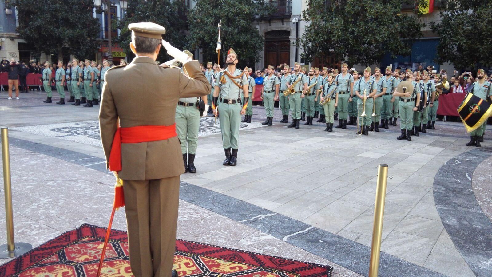 La Legión ha sido invitada este año a la celebración de la Toma de Granada