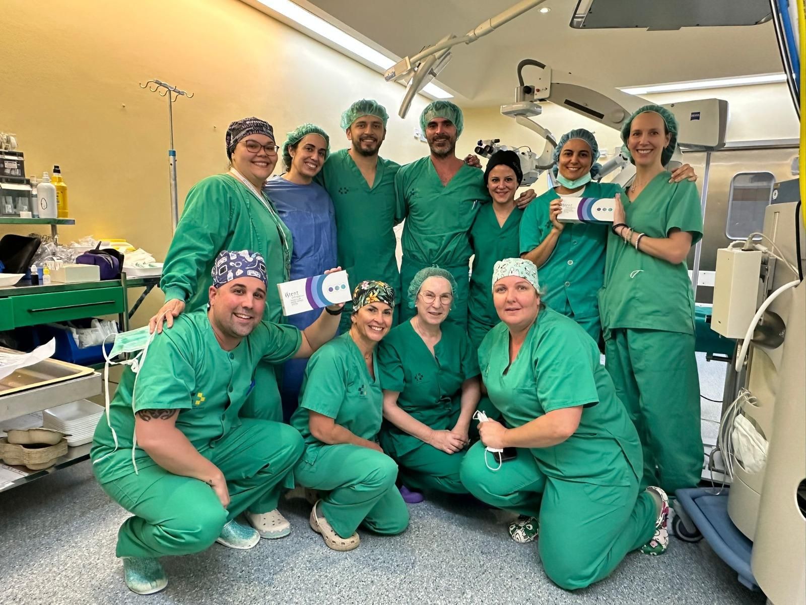 Profesionales del Hospital Universitario de La Palma.