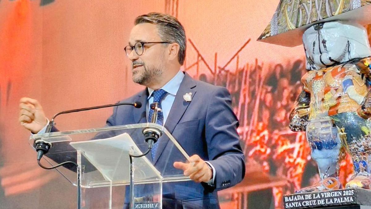 Asier Antona, alcalde de Santa Cruz de La Palma.