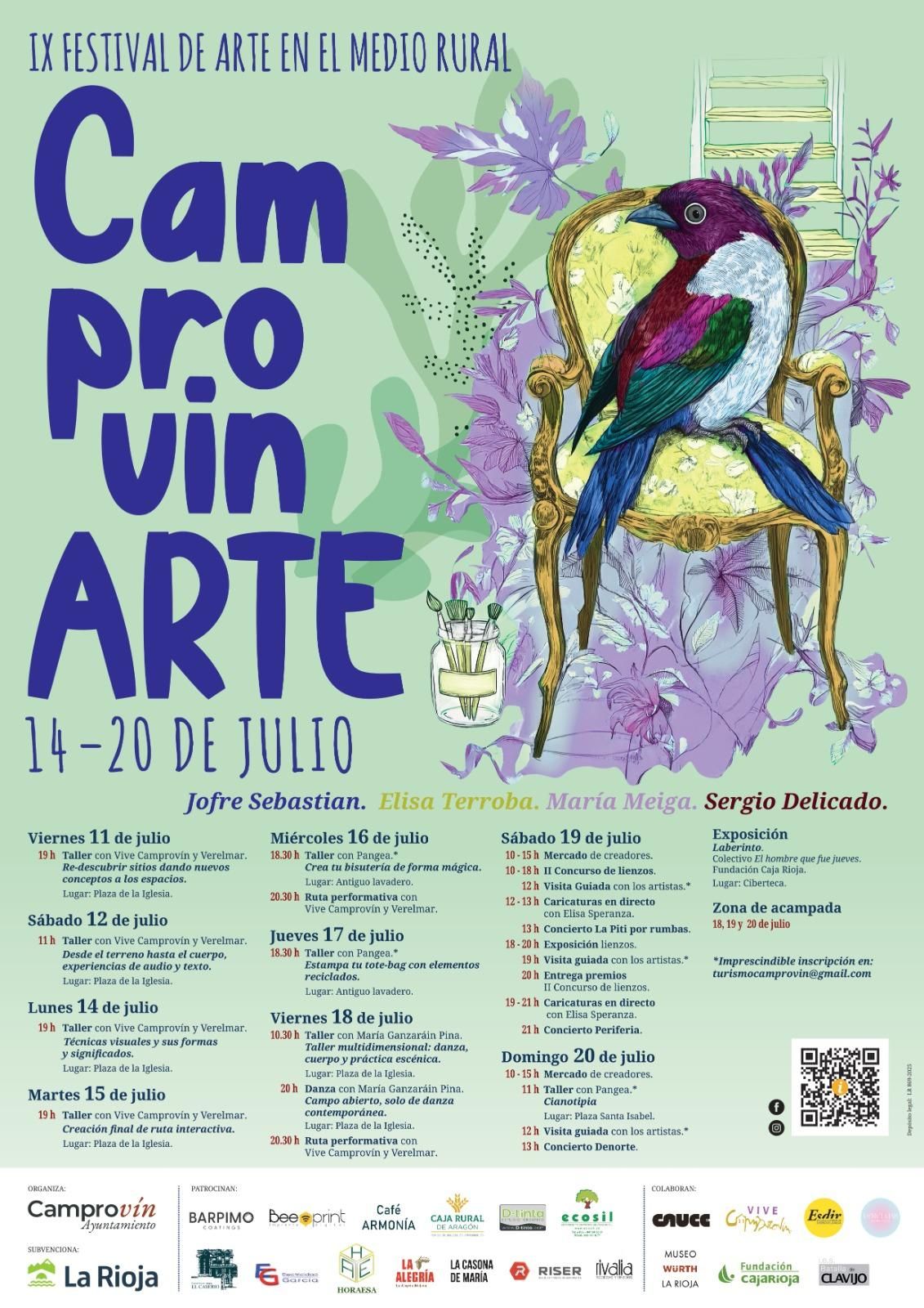 Programación de Camprovinarte 2025