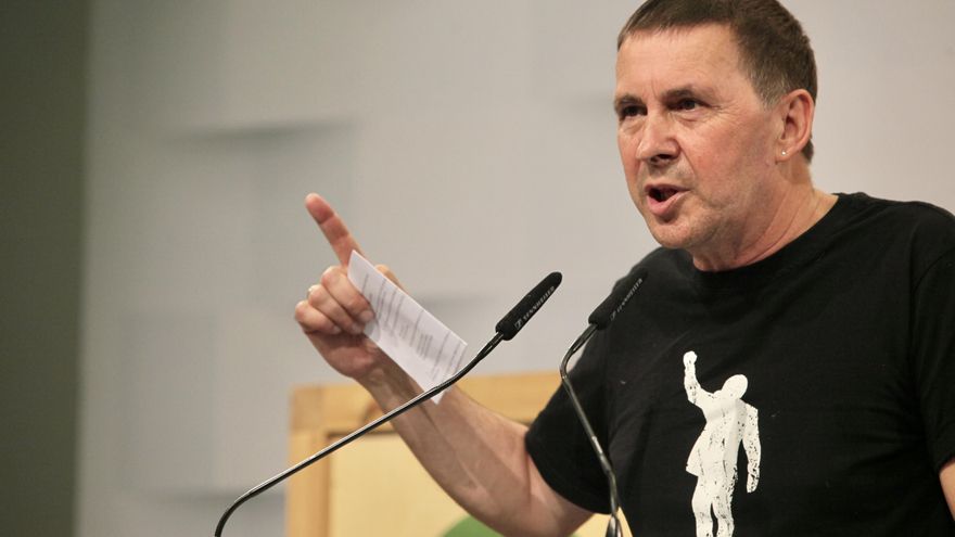 El coordinador general de EH Bildu, Arnaldo Otegi, en San Sebastián, Guipúzcoa, País Vasco (España) a 12 de julio de 2020.