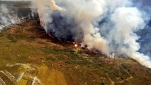 Cuatro décadas de incendios han quemado el equivalente al 55% del territorio de Galicia