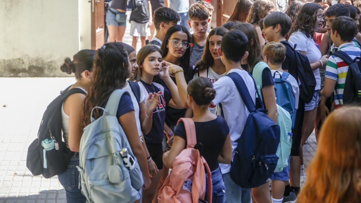 Comienzo de las clases en los institutos