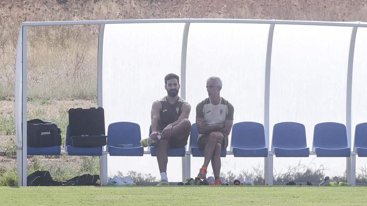 Entrenamiento del pretemporada del Córdoba CF a puerta abierta