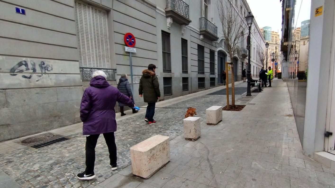 Las imágenes de la transformación peatonal en torno al mercado de Mostenses