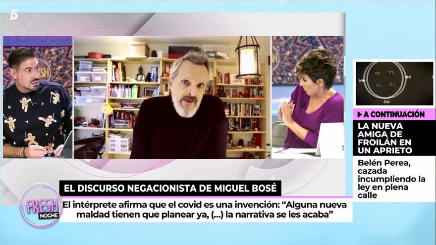 Sonsoles Ónega, sobre Miguel Bosé: "No sé para qué damos sus declaraciones"