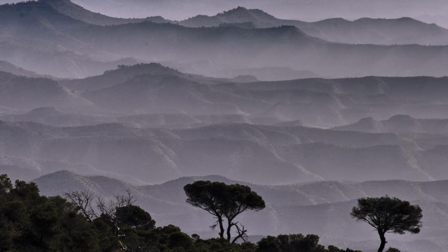 Montes esteparios en Farlete / Eduardo Viñuales.