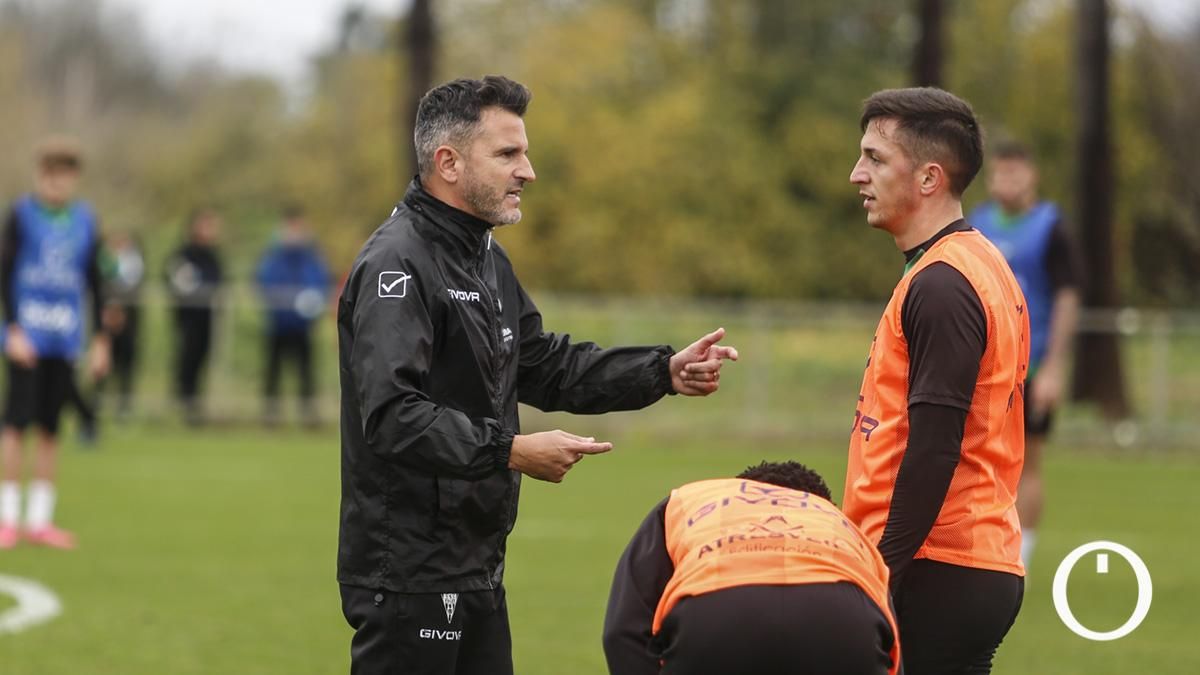 Entrenamiento del Córdoba CF en la ciudad deportiva