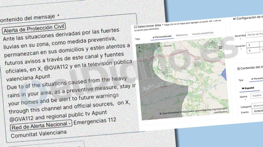 La jueza de la dana obtiene el primer borrador del Es-Alert, que descartó el Cecopi: "Permanezcan en sus domicilios"