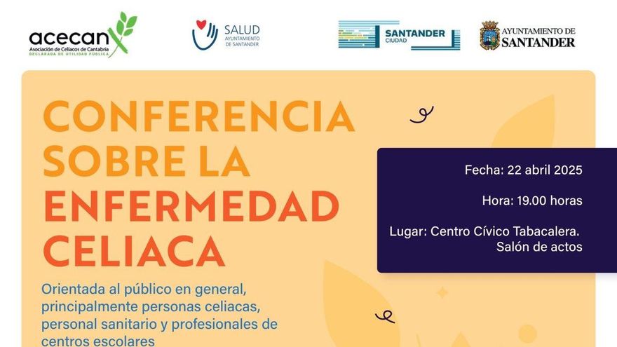 El centro cívico Tabacalera acogerá este martes una conferencia sobre celiaquía