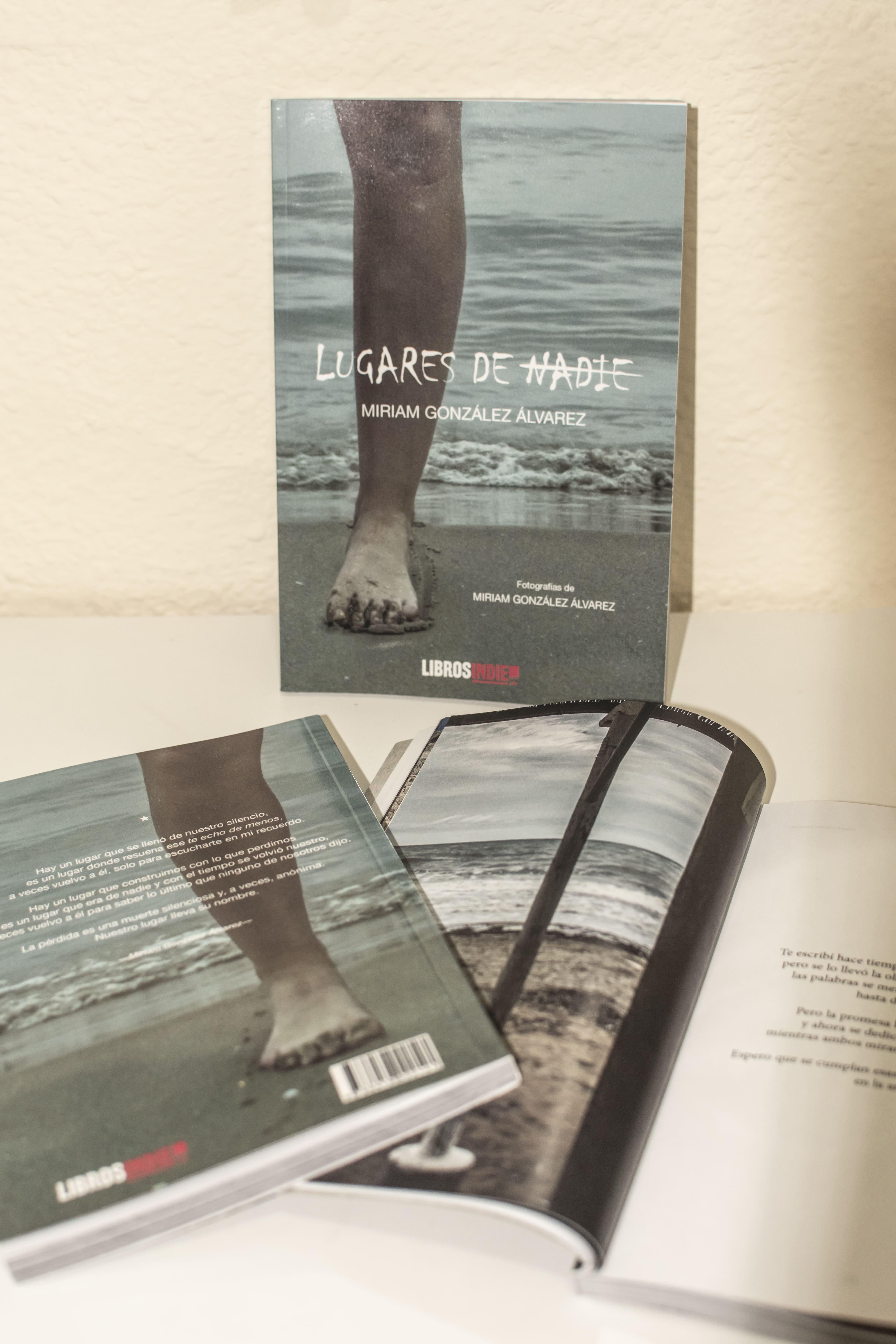 Imágenes del libro 'Lugares de nadie' de Miriam González Álvarez.