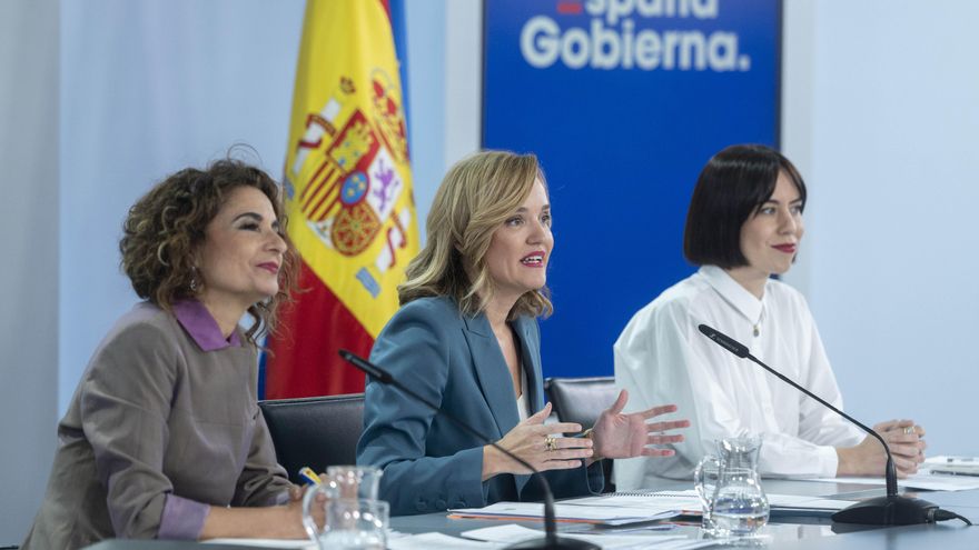 La rueda de prensa posterior al Consejo de Ministros