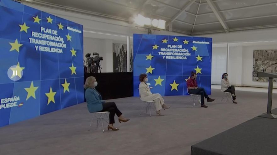 Presentación del plan de recuperación económica del Gobierno