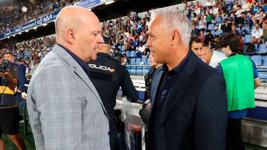 Mel destaca que el Tenerife hizo 60 minutos buenos ante el Málaga