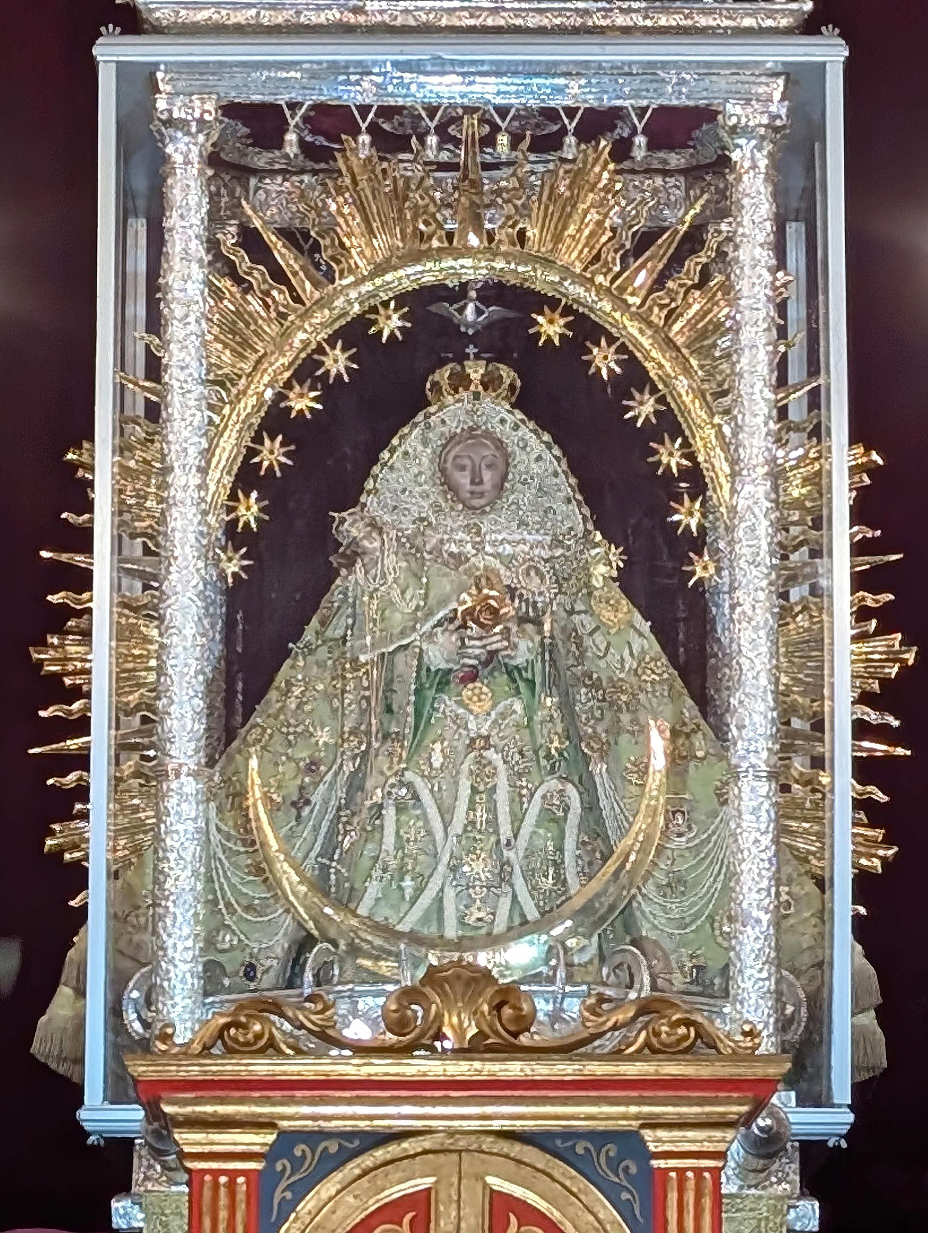 Imagen de la Virgen de Las Nieves en la actualidad. Foto de José F. Arozena