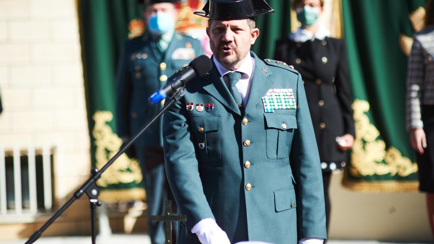 Archivo - Imagen de archivo.- El hasta ahora coronel, Antonio Jesús Orantos, en el acto de toma de posesión como jefe de la Guardia Civil de Cantabria, el 23 de febrero de 2022, en Santander, Cantabria (España)