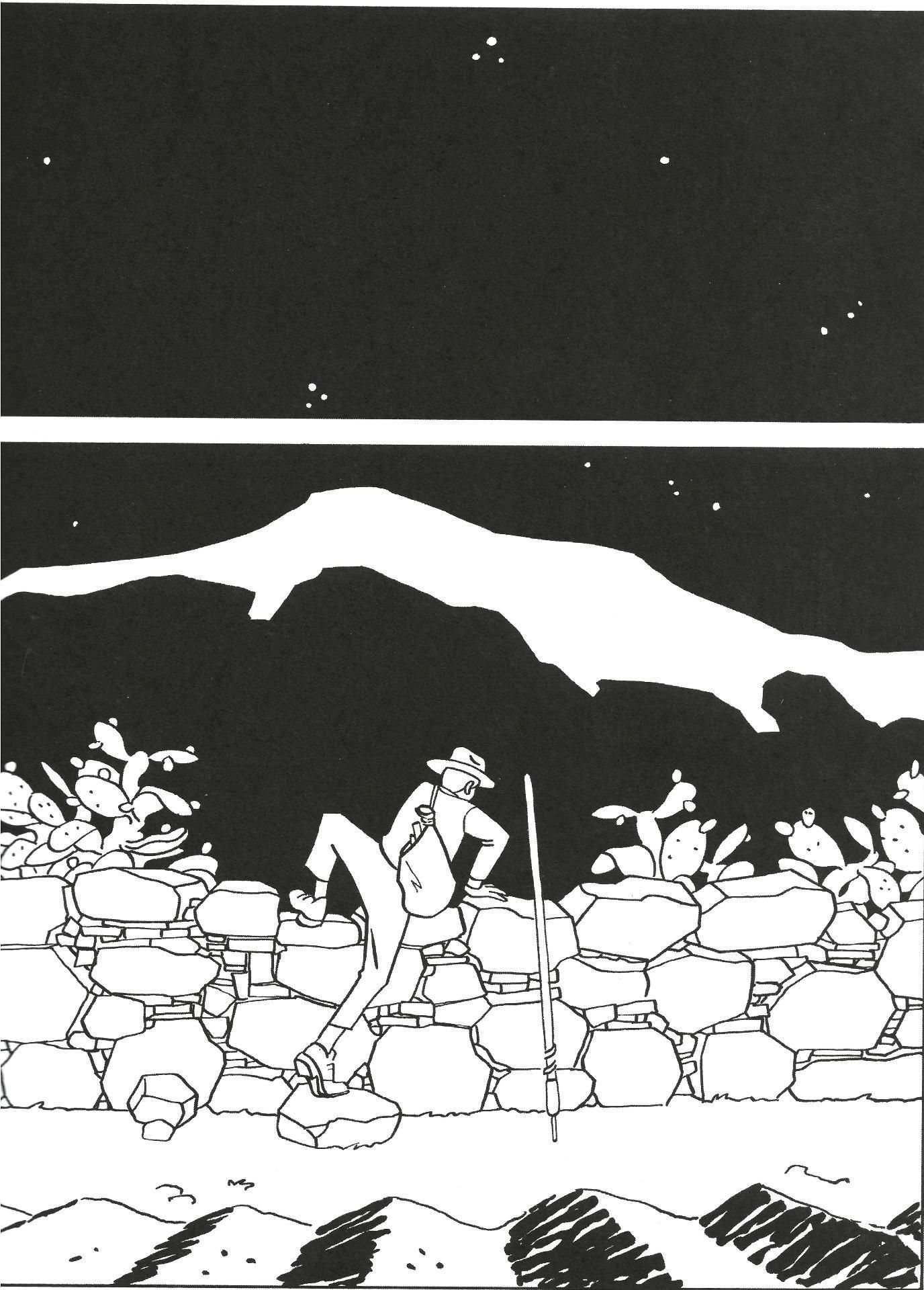 Viñeta del cómic 'Saquen sus muertos' de Rayco Pulido.