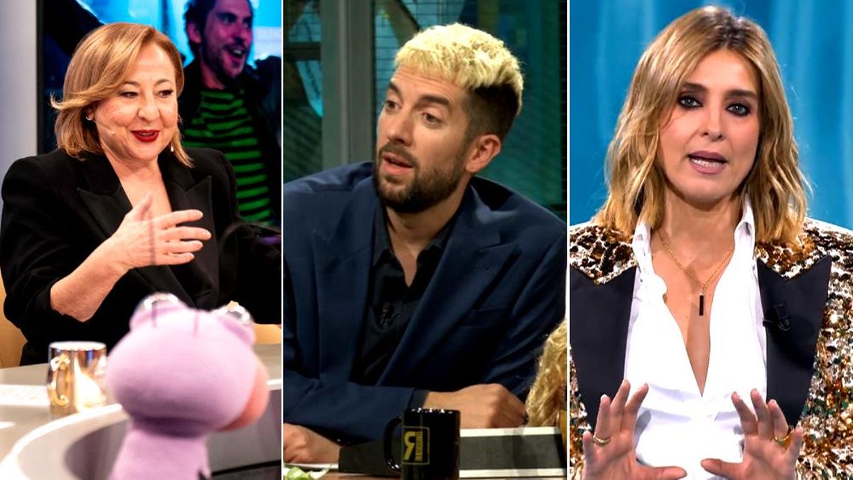 Imágenes de 'El Hormiguero', 'La Revuelta' de RTVE y 'El debate de las tentaciones'