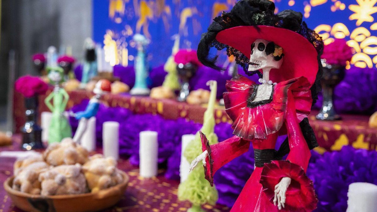 Detalle del altar del Centro Cultural Daoíz y Velarde