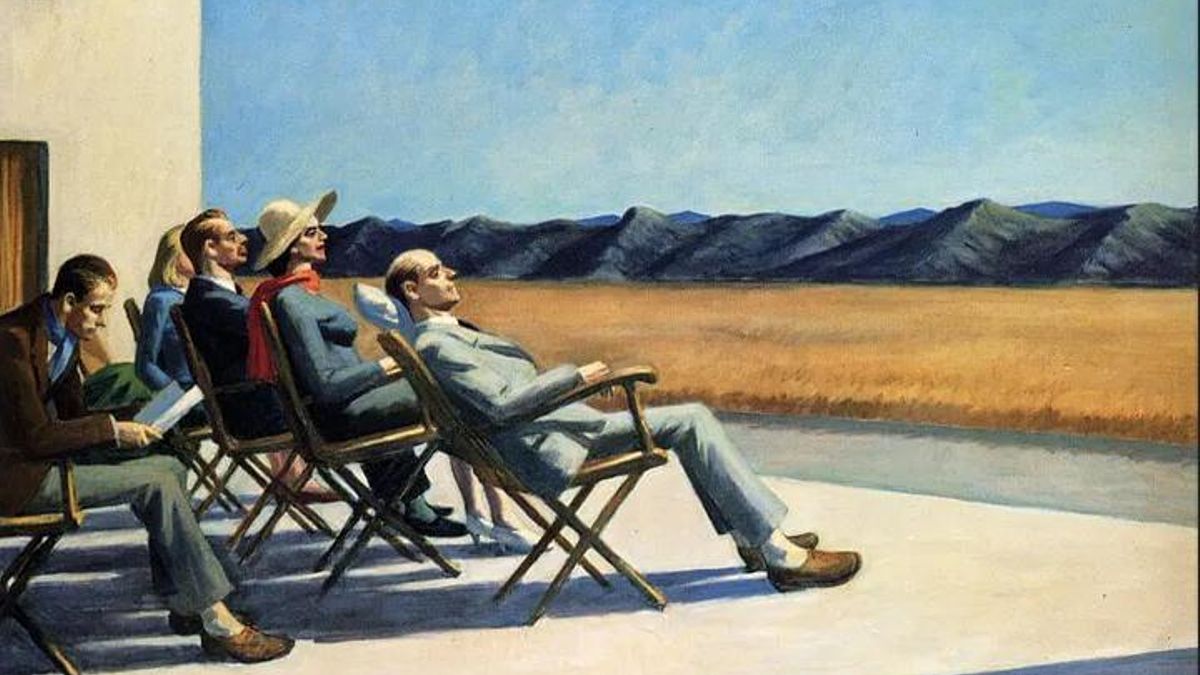 People in the Sun — Edward Hopper, 1963