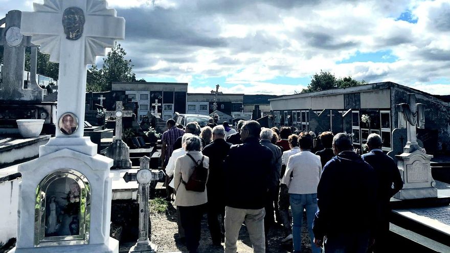 Genoveva por fin puede enterrar en cementerio Noceda a su hermano asesinado en Babia hace 86 años