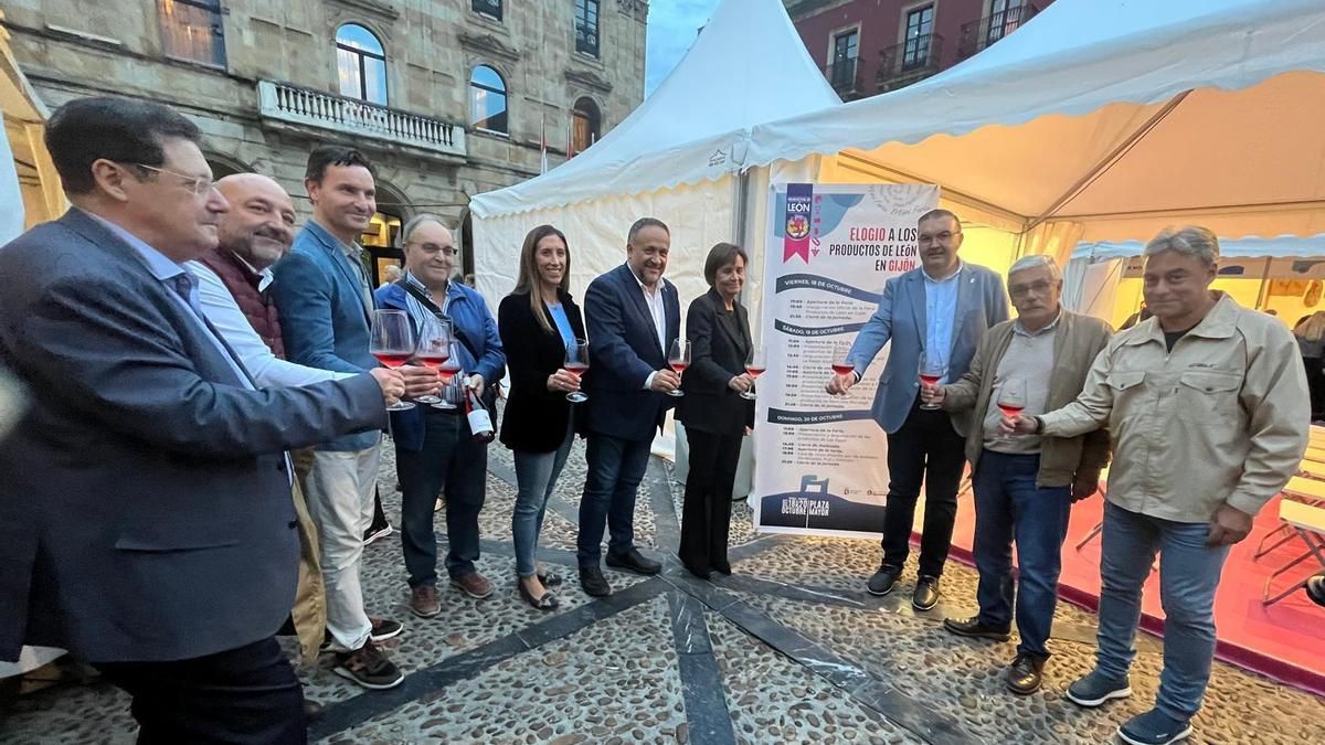 La Plaza Mayor de Gijón acogerá la Feria de Productos de León del 24 al 26 de octubre