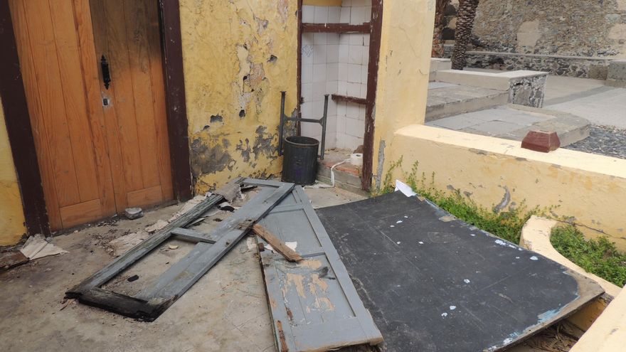 Destrozos en la Casa de la Condesa