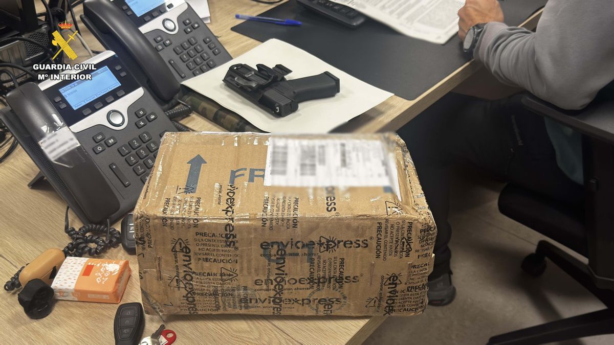 Paquete de droga incautado en Logroño procedente de Norteamérica