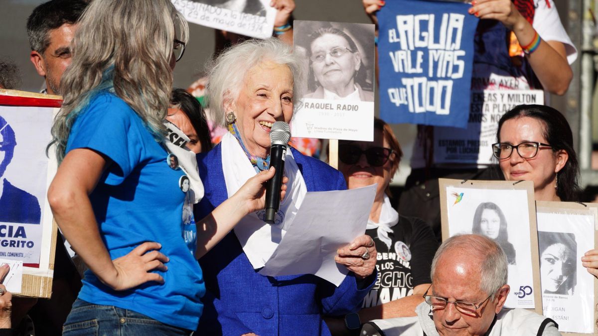 Estela de Carlotto, presidenta de Abuelas de Plaza de Mayo
