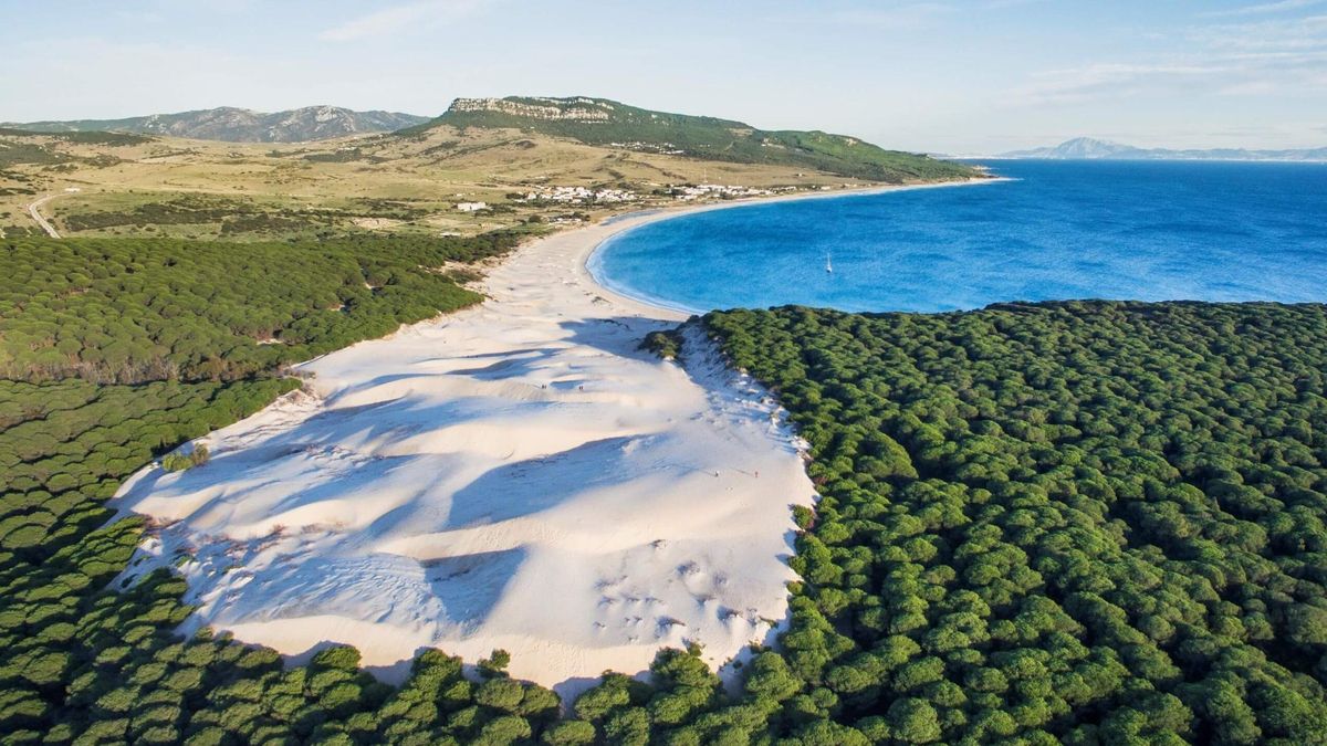 Playa de Bolonia, en a costa de Cádiz.