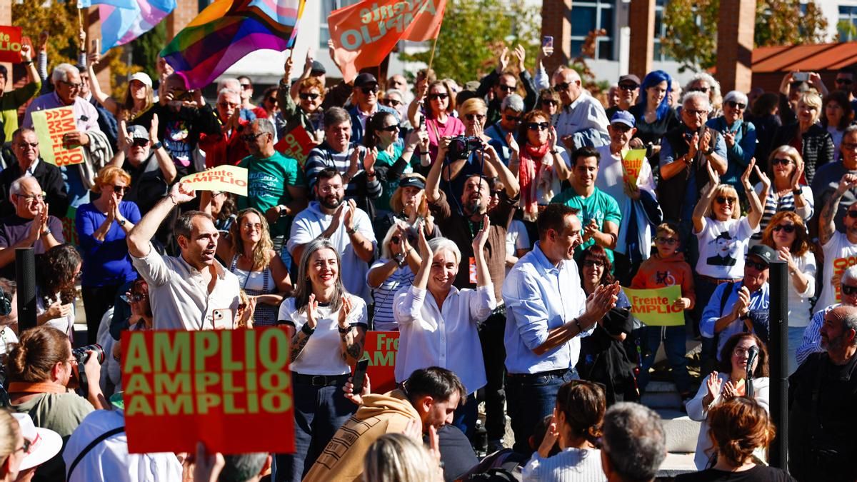 Frente Amplio carga contra los políticos de izquierda con "piquito de oro" y que "no ponen el cuerpo" para defender los derechos