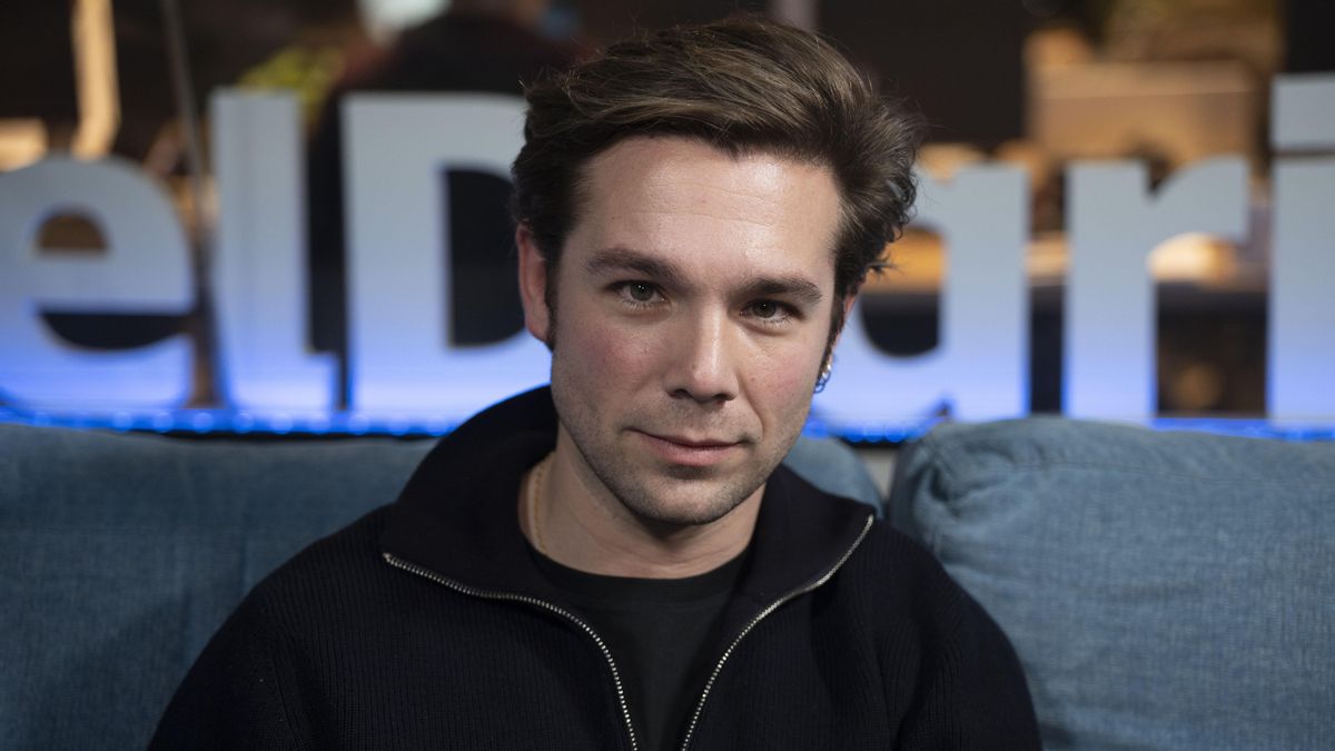 Carlos Cuevas en la redacción de elDiario.es