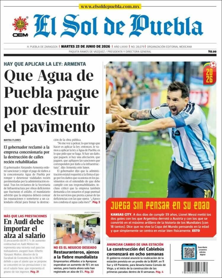 Los diarios del mundo, a los pies de un Messi eterno
