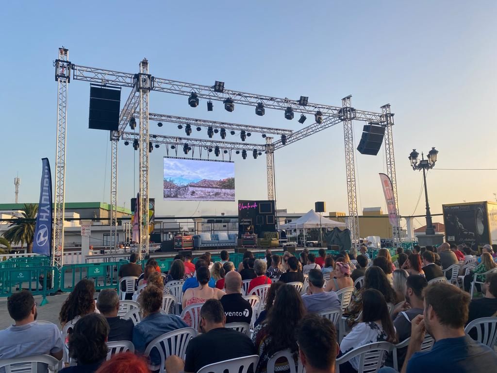 Acto de clausura del XVII Festivalito La Palma.