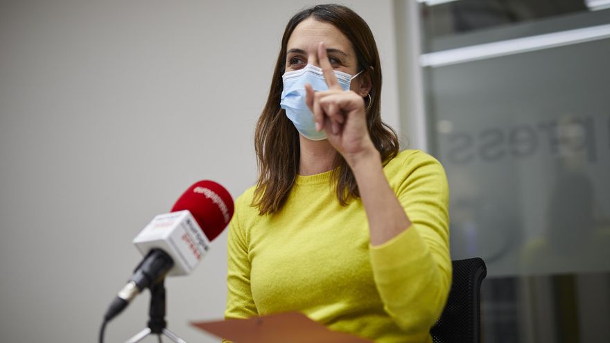 La portavoz de Más Madrid en el Ayuntamiento, Rita Maestre, durante una entrevista para Europa Press en la sede de la agencia